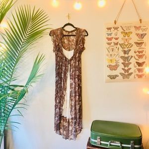 SOLD Free people high low maxi duster